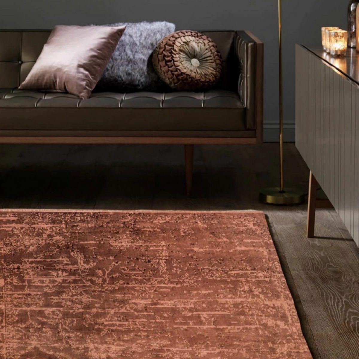 Zehraya Abstract Patina Rug