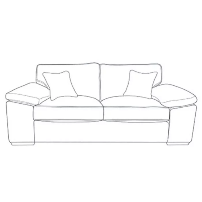 April 3 Seater Sofa