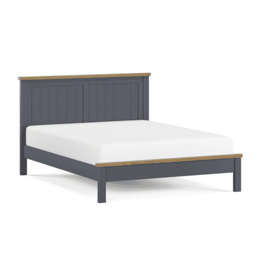 Chesham Blue Wooden Bed Frame - 1