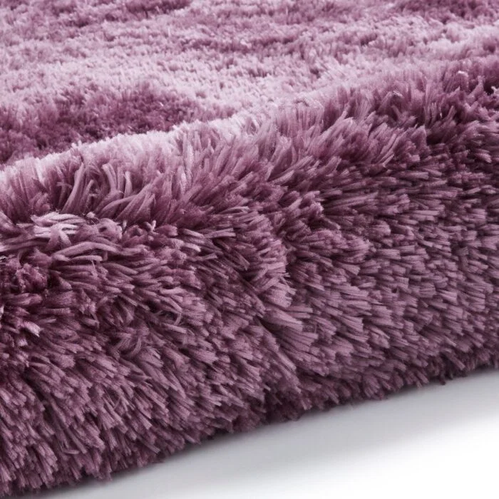 Polar Lavender Light Purple Shag Rug - Image 4
