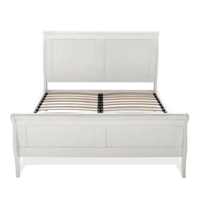 Chanel White Panel Bed