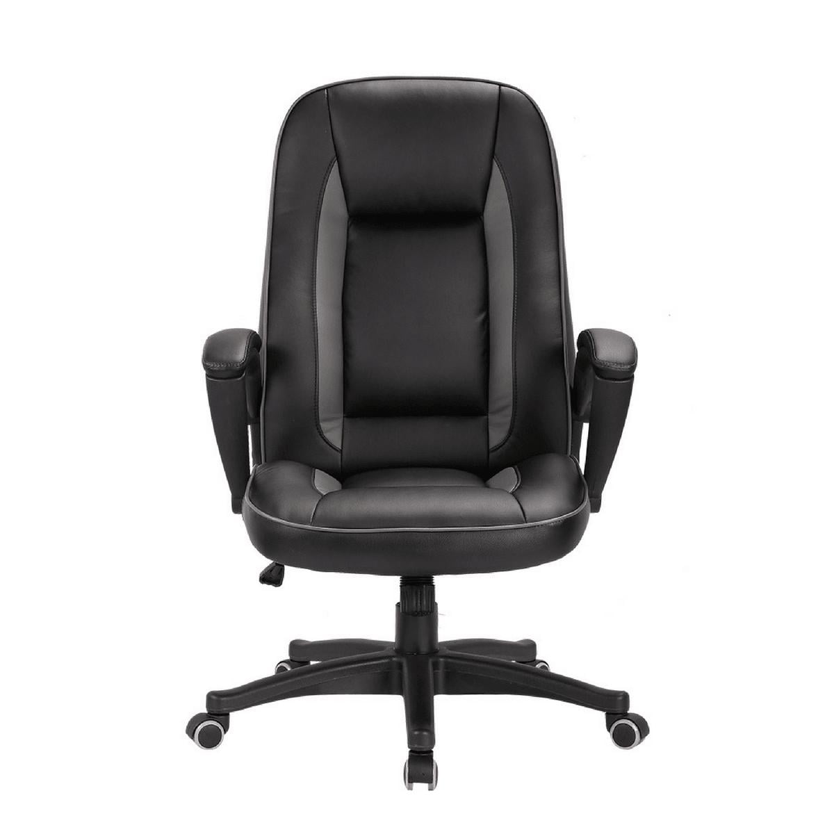 cashel high back black  grey swivel office chair