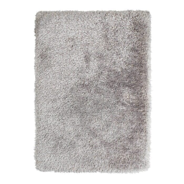 Silver Shag Rug