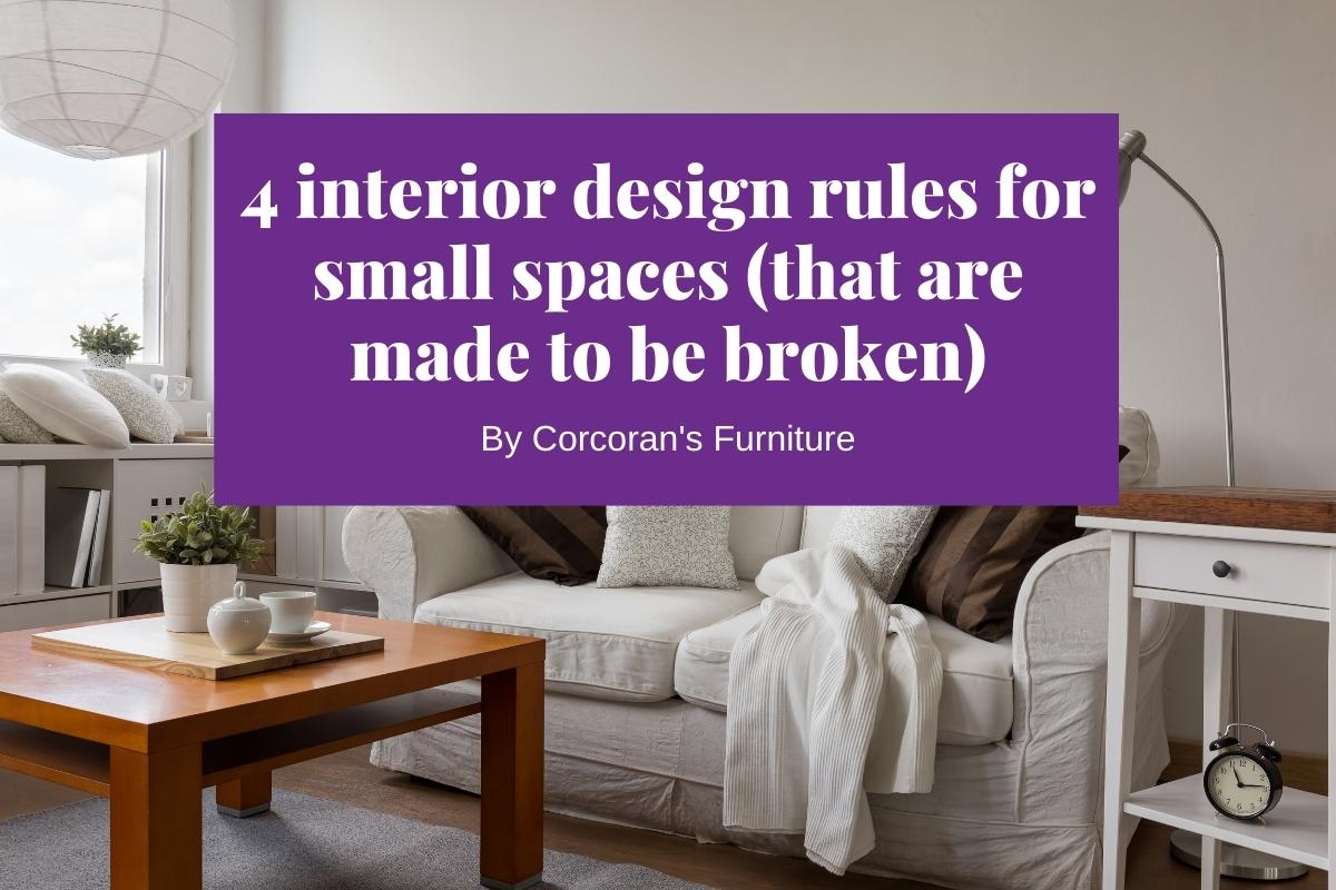 interior design rules for small spaces
