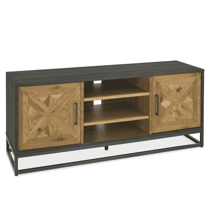 2003-25 - Inishmore Wood and Metal Media Console - 2