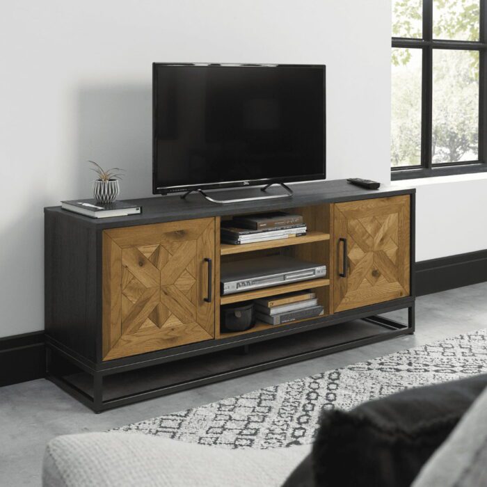 2003-25 - Inishmore Wood and Metal Media Console - 3