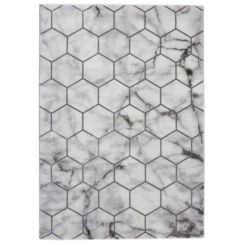 hexagon pattern area rug