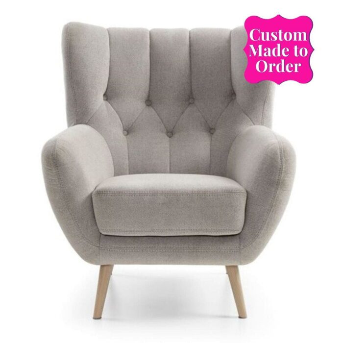 Tufted Wingback Chair