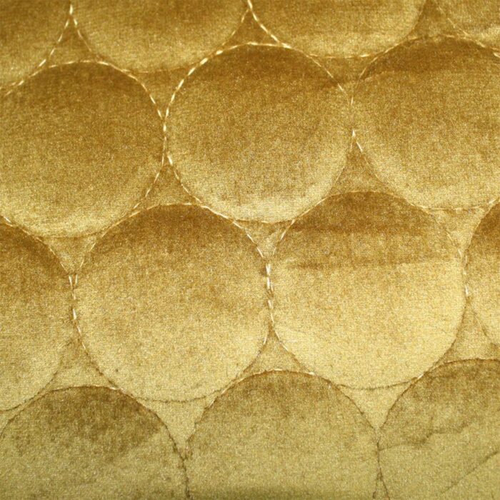 3CT1241A - Halo Quilted Antique Gold Cushion - 4