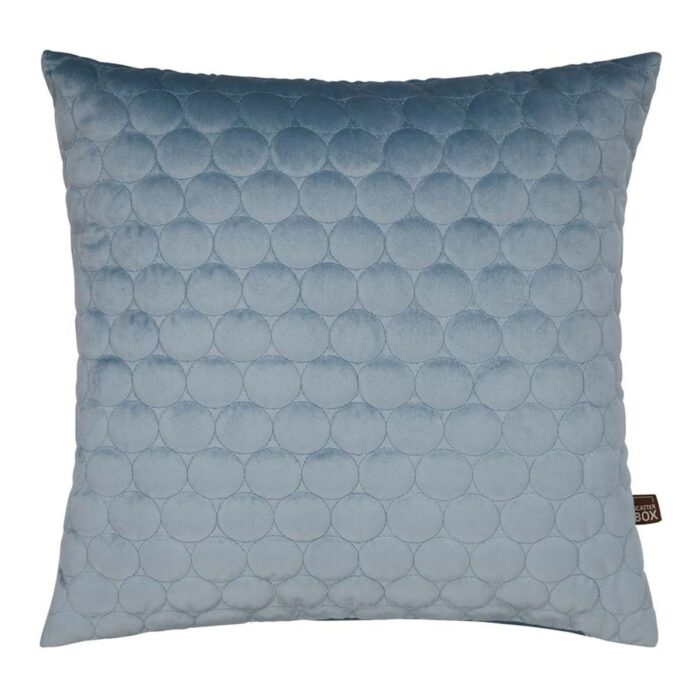 Halo Cloud Blue Quilted Pillow Cushion