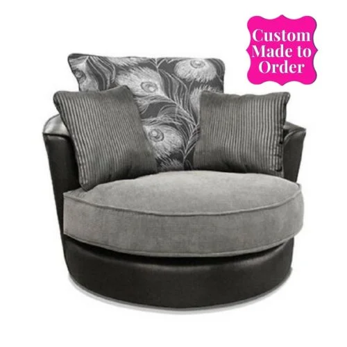 Round Swivel Armchair