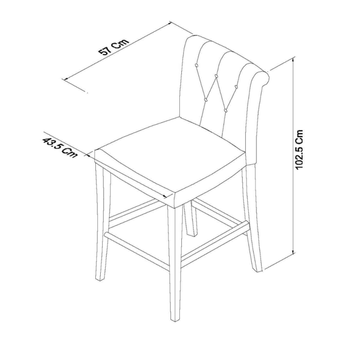8005-09BSU-IV - Bar stool - 5