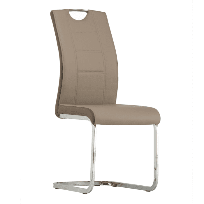 ASP02 - Absolute Faux Leather and Metal Dining Chair - 1