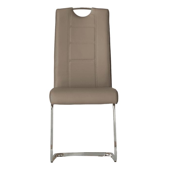 ASP02 - Absolute Faux Leather and Metal Dining Chair - 2