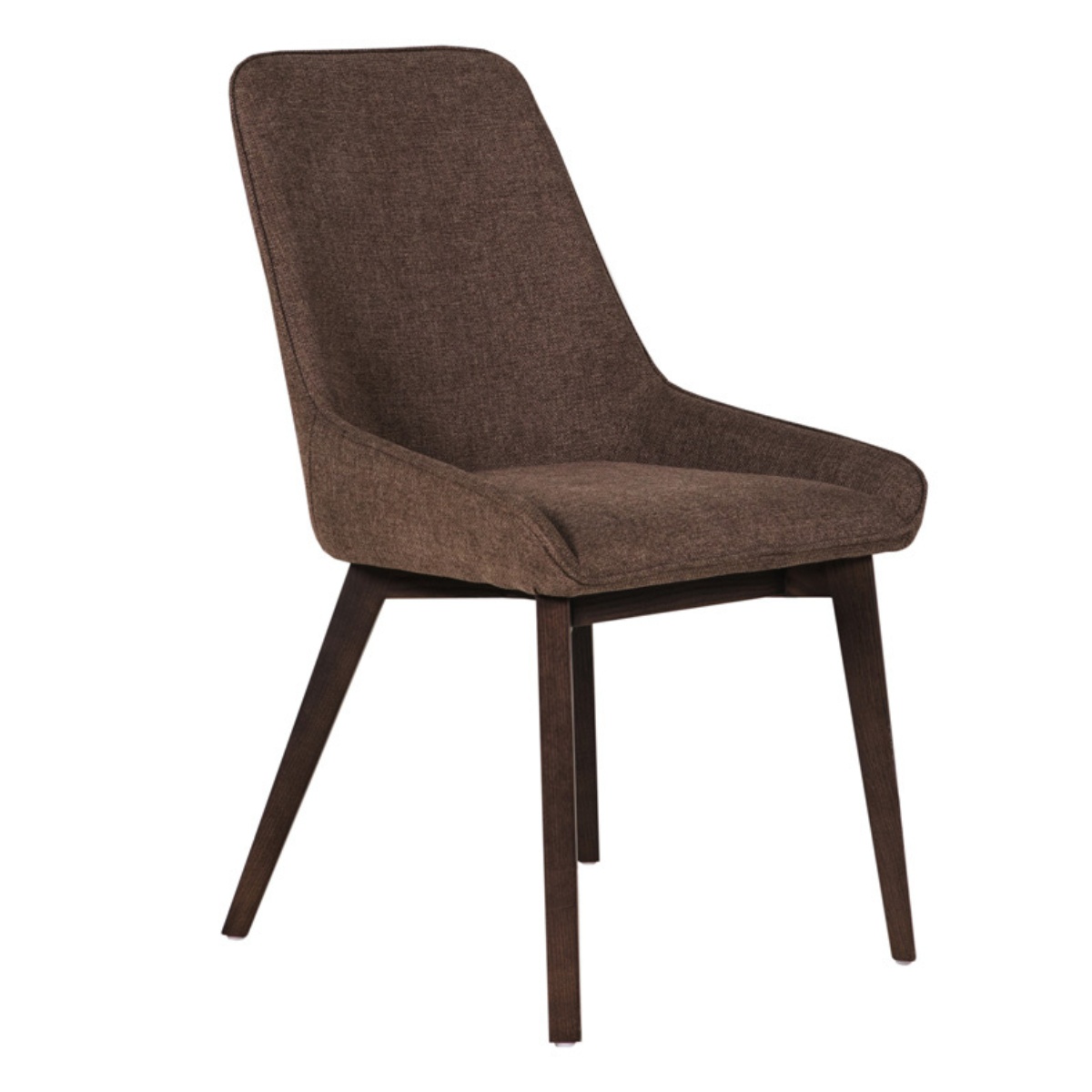Andre Mid Century Modern Dining Chair Brown - 1