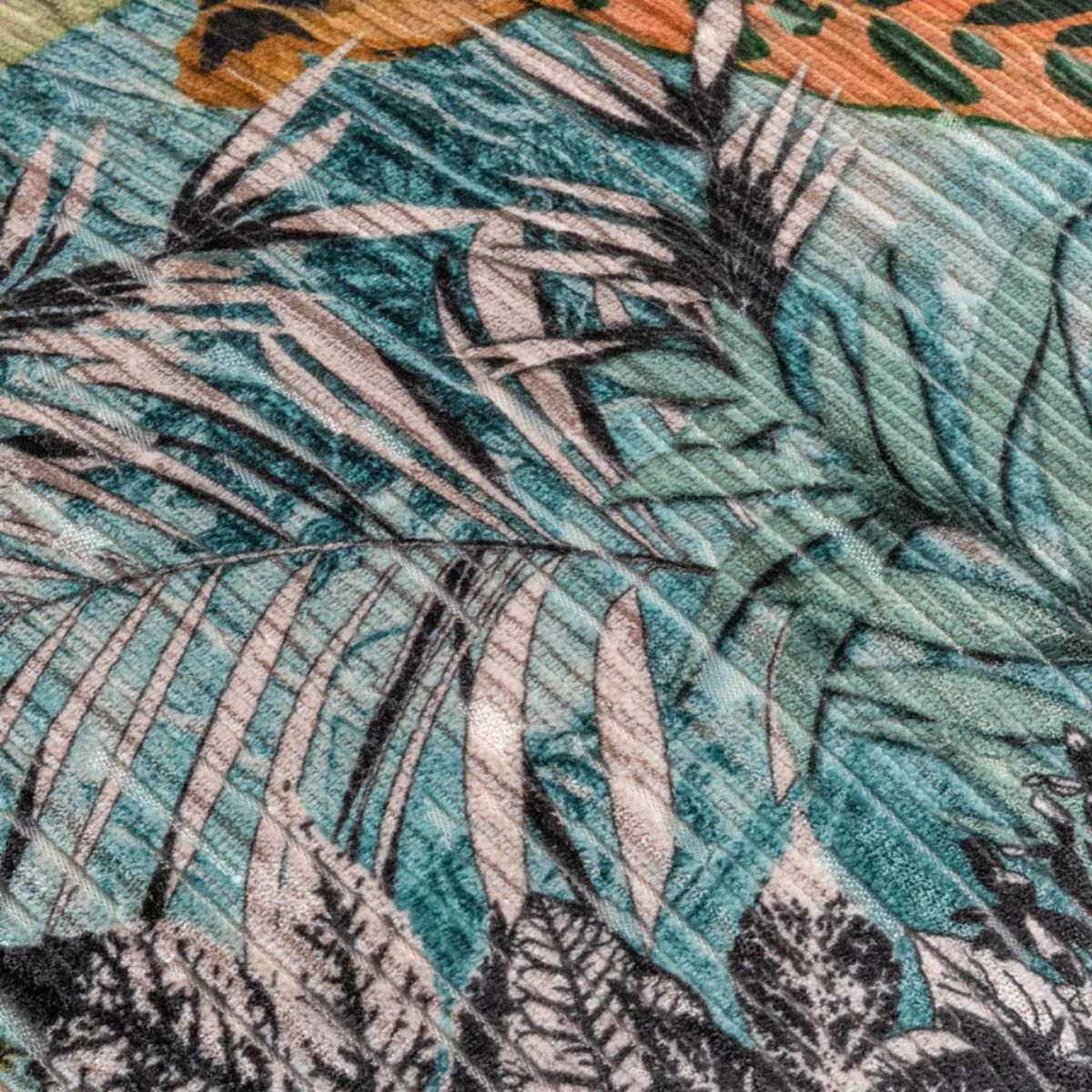 Aruba Teal Floral Cushion 43x43 - 3