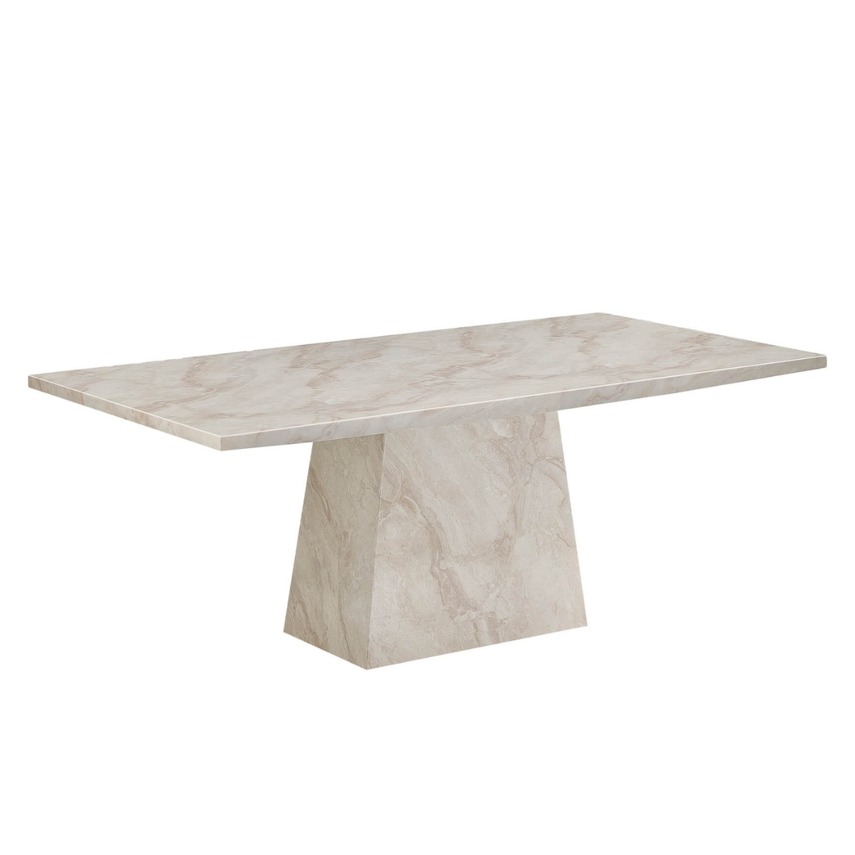 Aslan Rectangular Marble Dining Table - 1