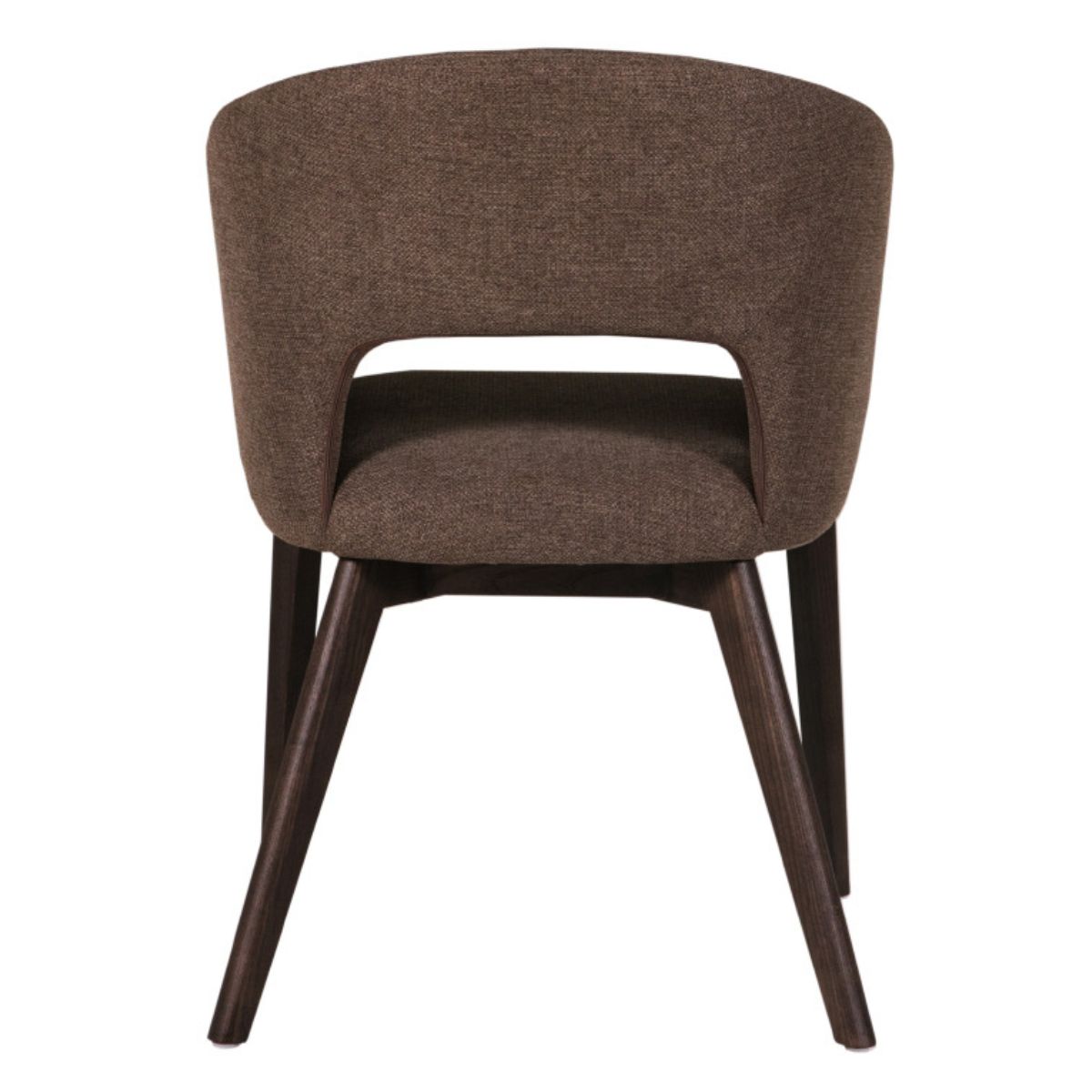Aster Curved Back Dining Chair Brown - 3