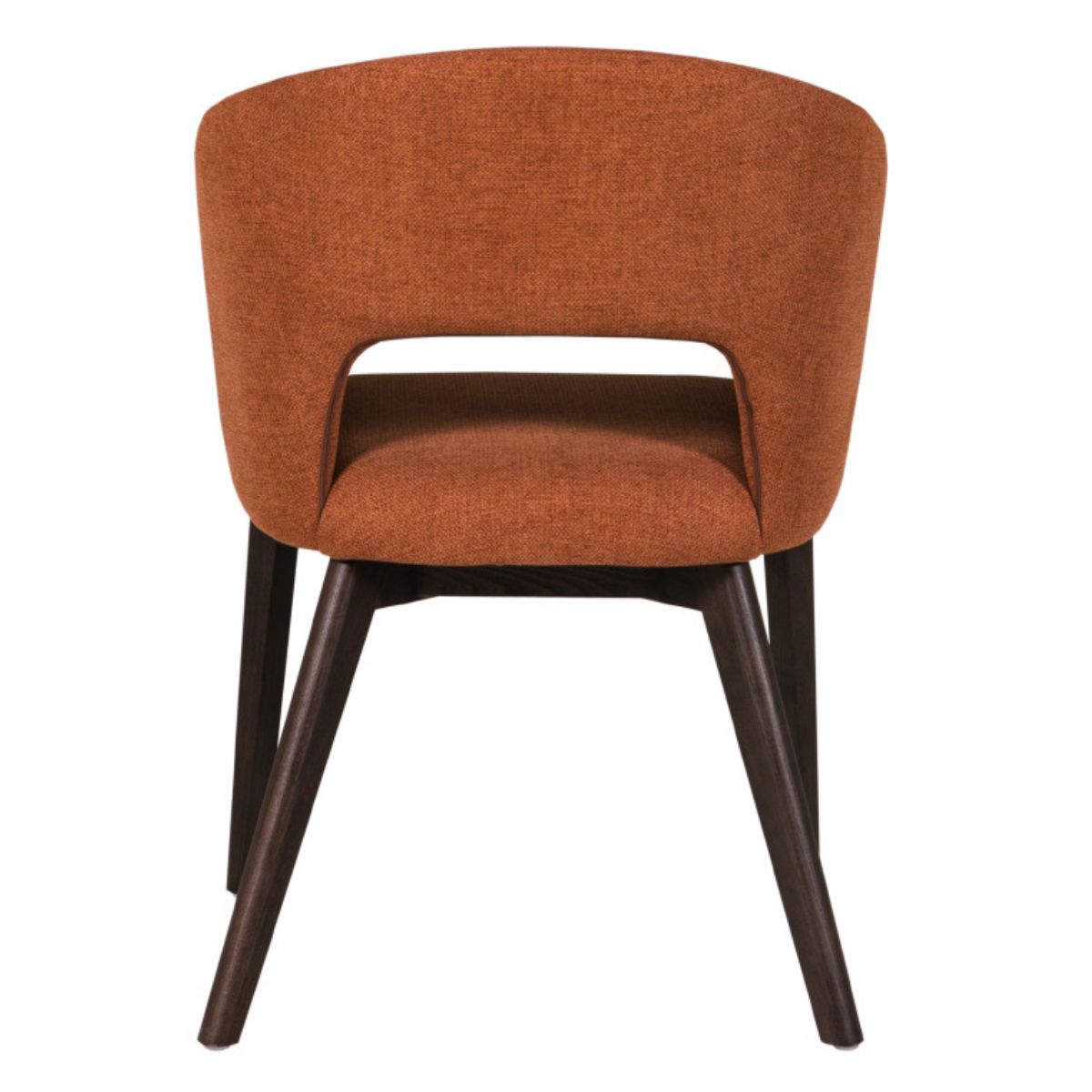 Aster Curved Back Dining Chair Orange - 3