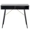 BAR-009-BK - Bulgary Console Table 0.9M Black and Copper Black and Copper - 2
