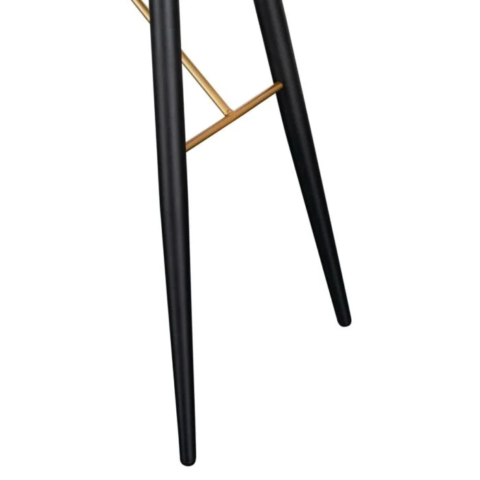 BAR-009-BK - Bulgary Console Table 0.9M Black and Copper Black and Copper - 5