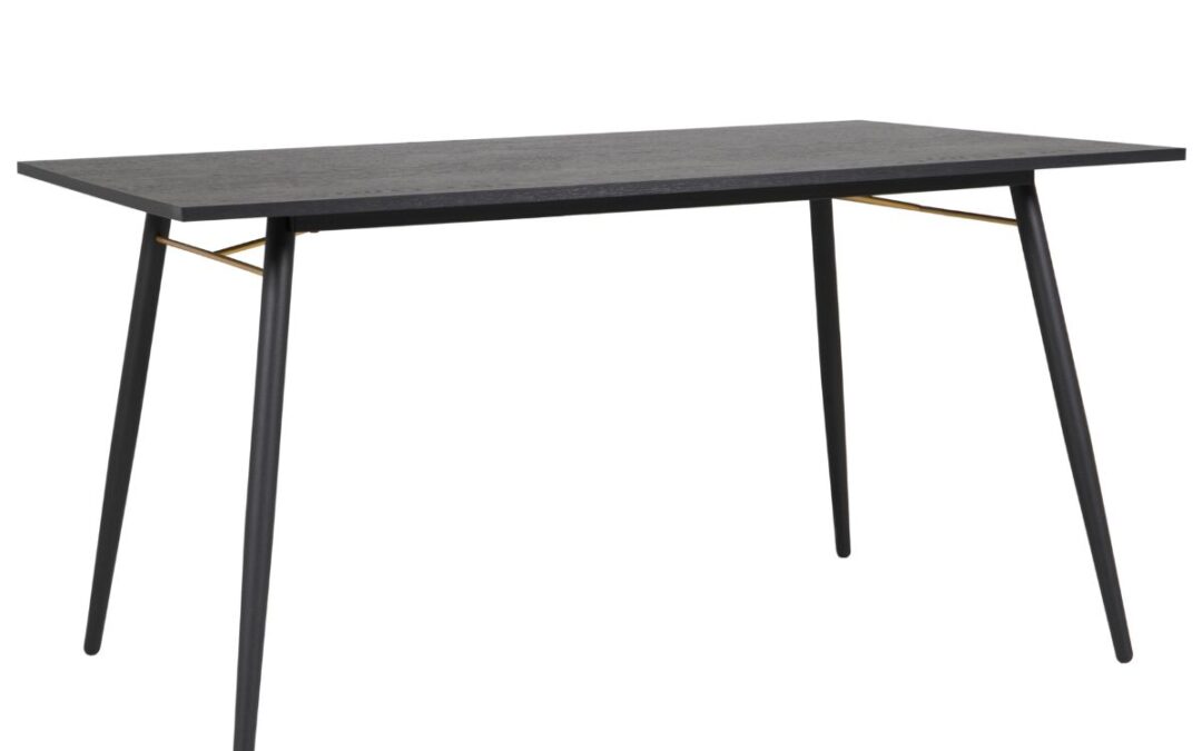 Bulgary Black and Copper Dining Table 1.2 M