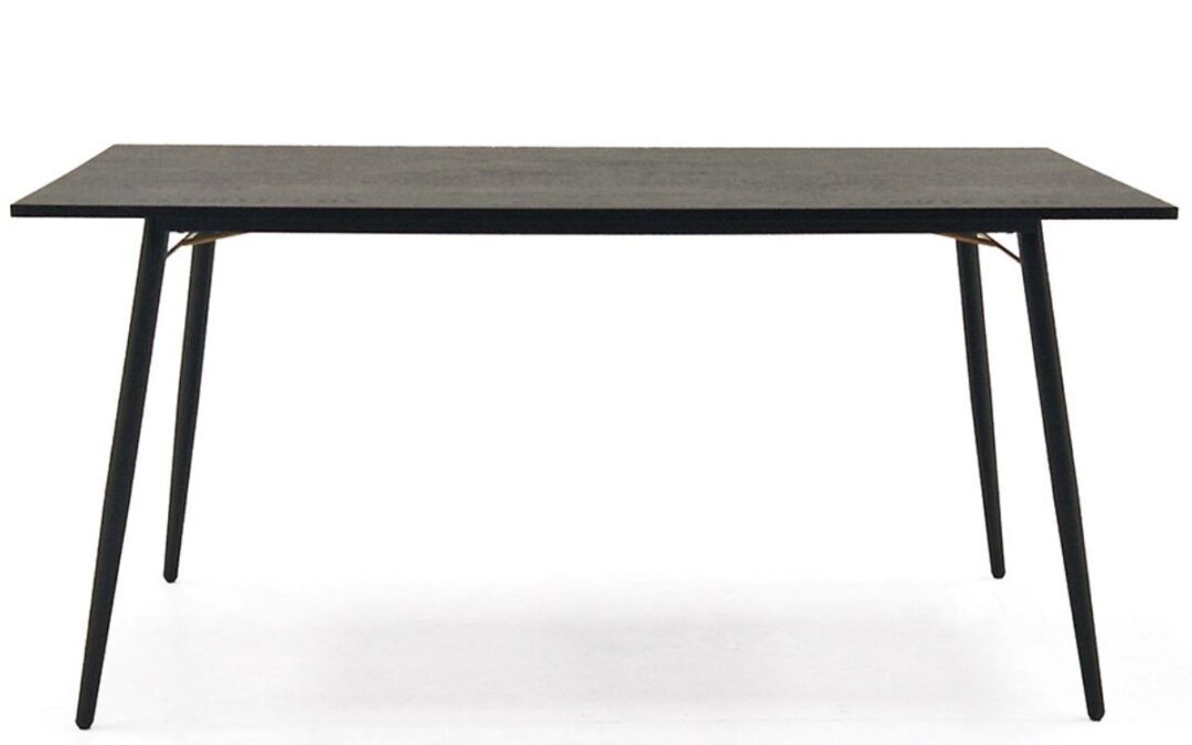 Bulgary Black and Copper Dining Table 1.6 M