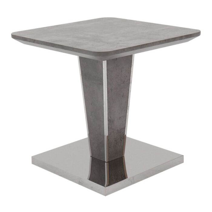 Concrete Effect Lamp Table