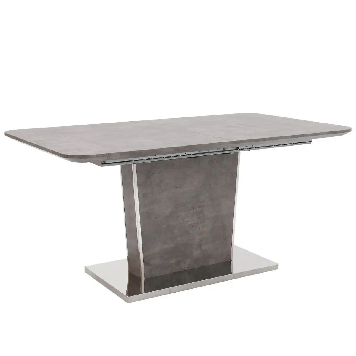 Burton Concrete Effect Extending Dining Table Corcoran s