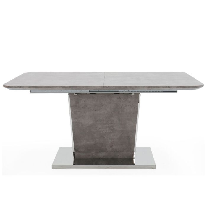 BEP-203-GY - Burton Dining Table Ext 1.6-2M Light Grey - 2