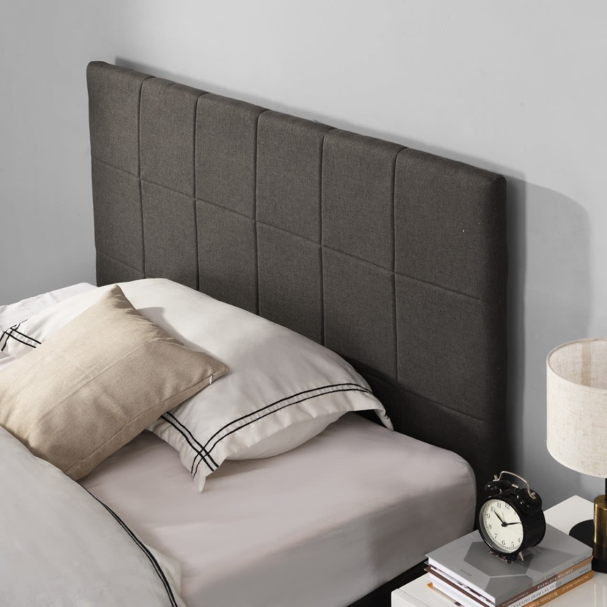 Bantry Grey Fabric Bed - 5