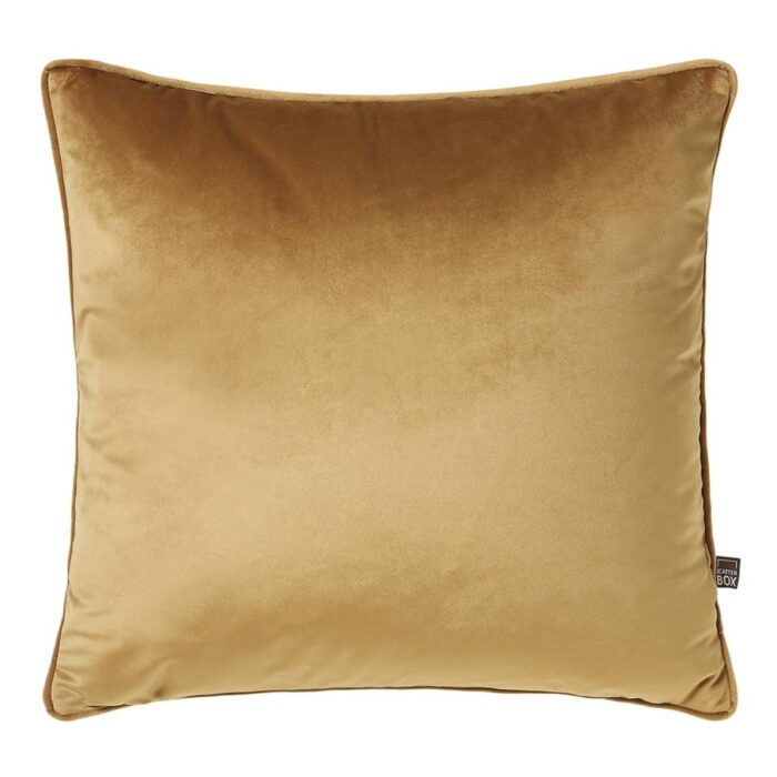 Bellini Velour Antique Gold Cushion
