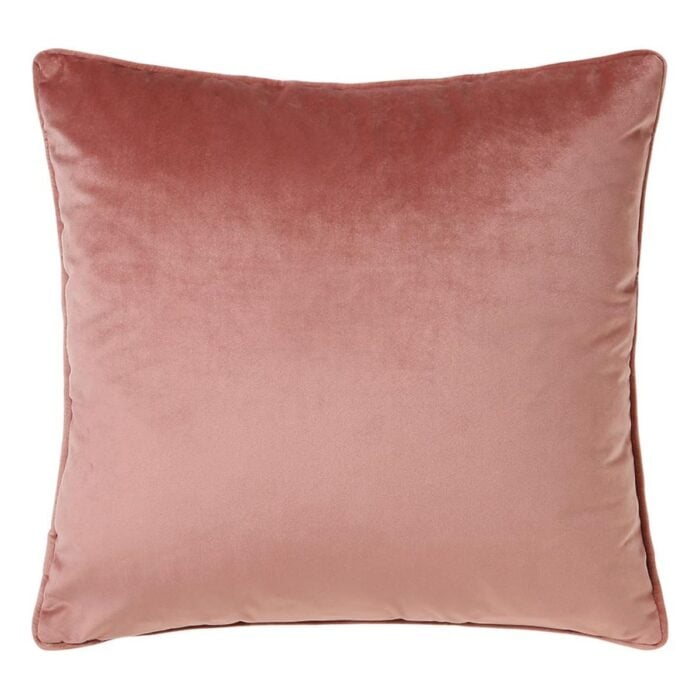 Bellini Velour Antique Rose Cushion