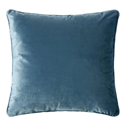 Blue Velour Cushion