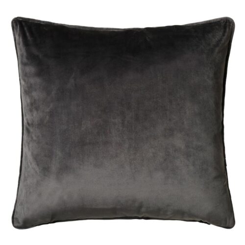 Grey Velour Cushion