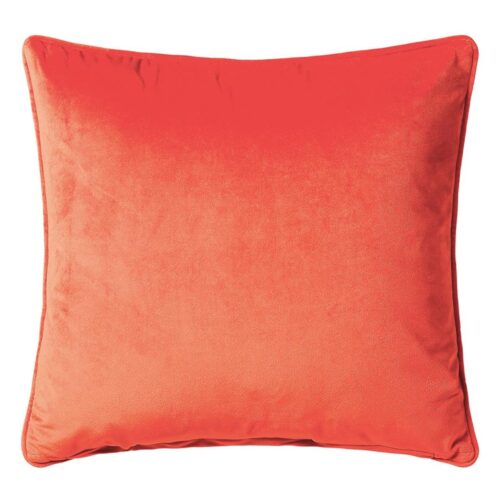 Orange Velour Cushion