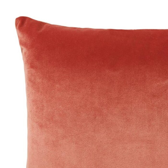 Bellini Peach Velour Cushion - 2