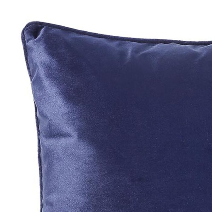 Bellini Royal Blue Velour Cushion - 2