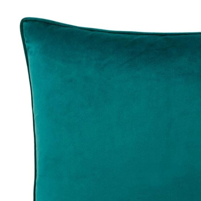 Bellini Teal Velour Cushion - 2