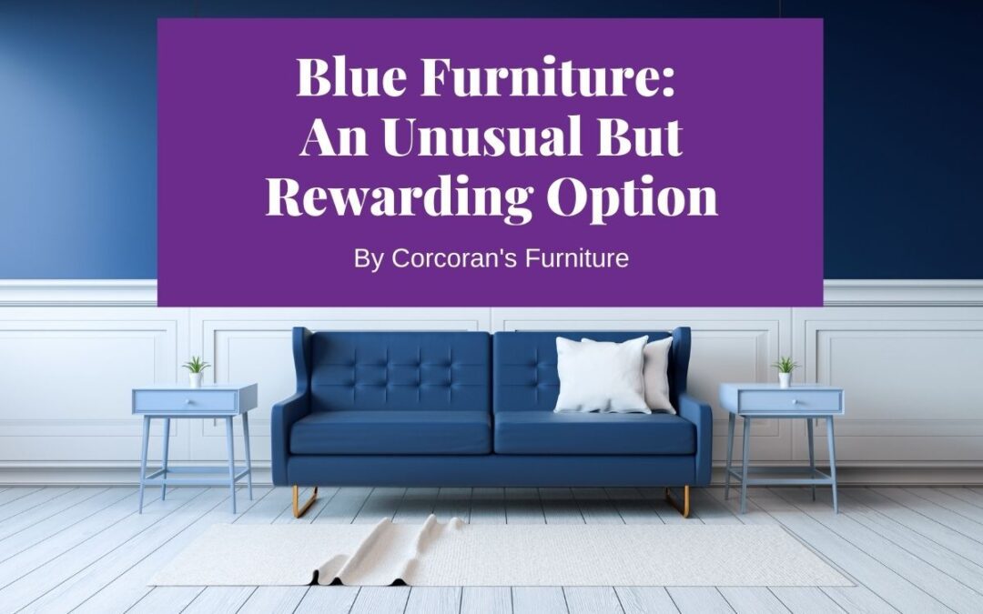 Blue furniture — an unusual but rewarding option