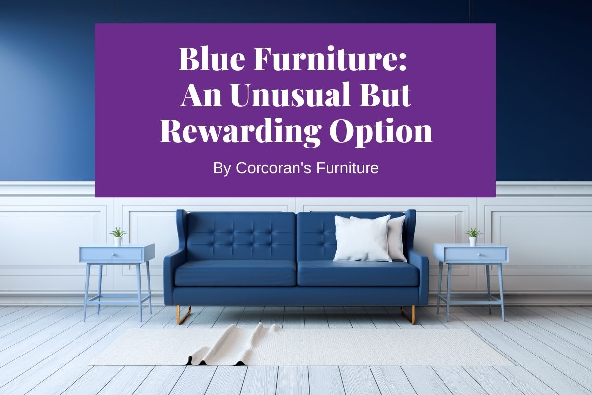blue furniture