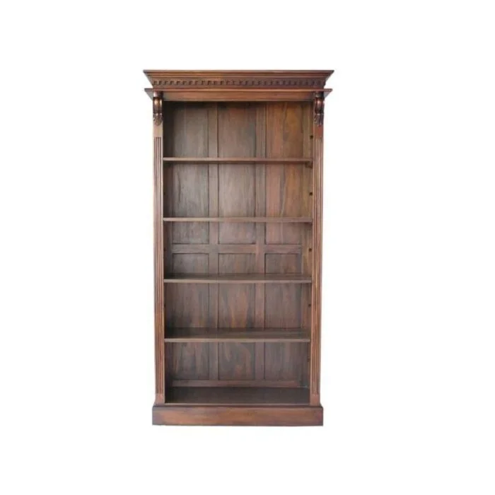 Mahogany Open Bookcase