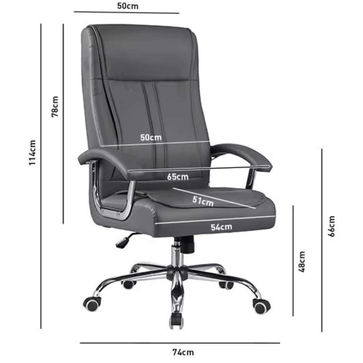 Bradford Grey Office Chair - 5