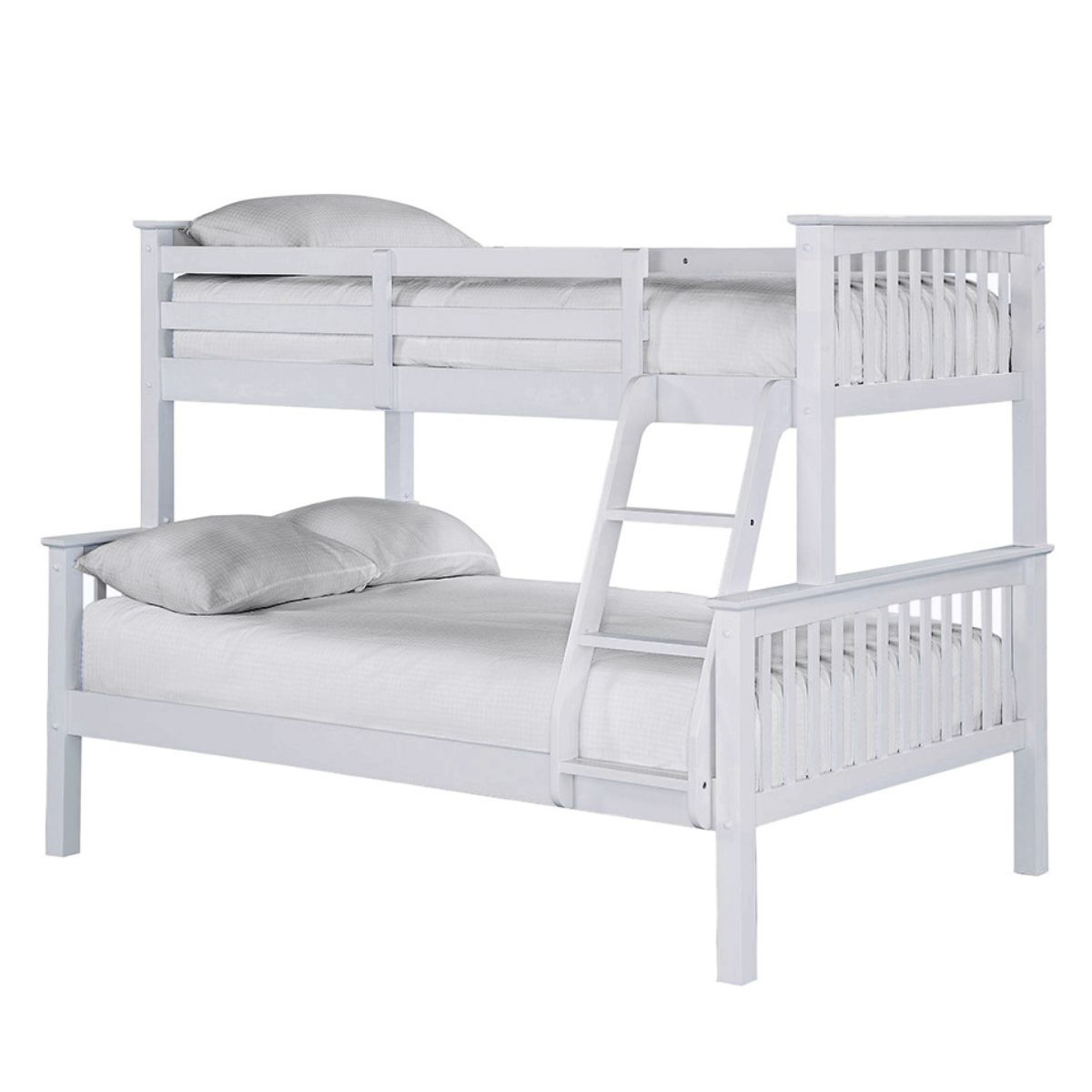 Briggs Single over Double Bunk Bed White - 1