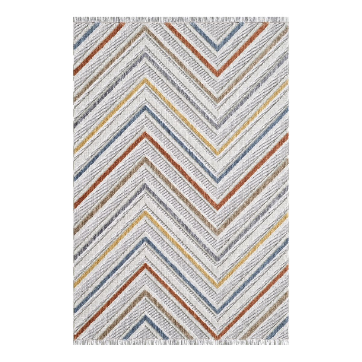 Broadway Chevron Striped Rug - 1