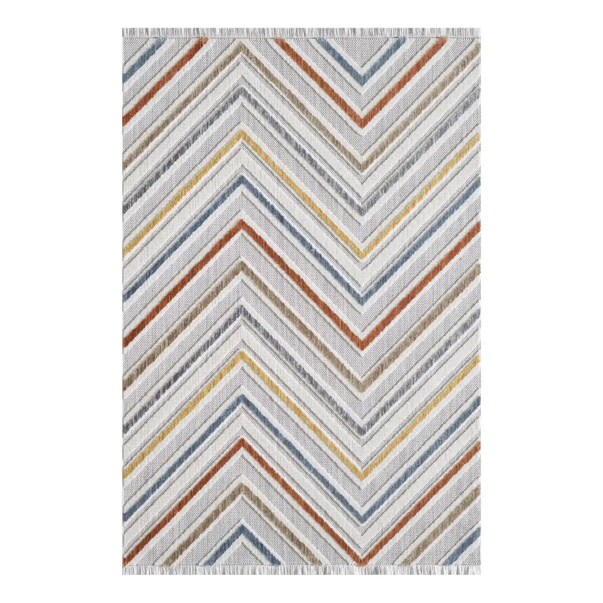 Broadway Chevron Striped Rug - 1