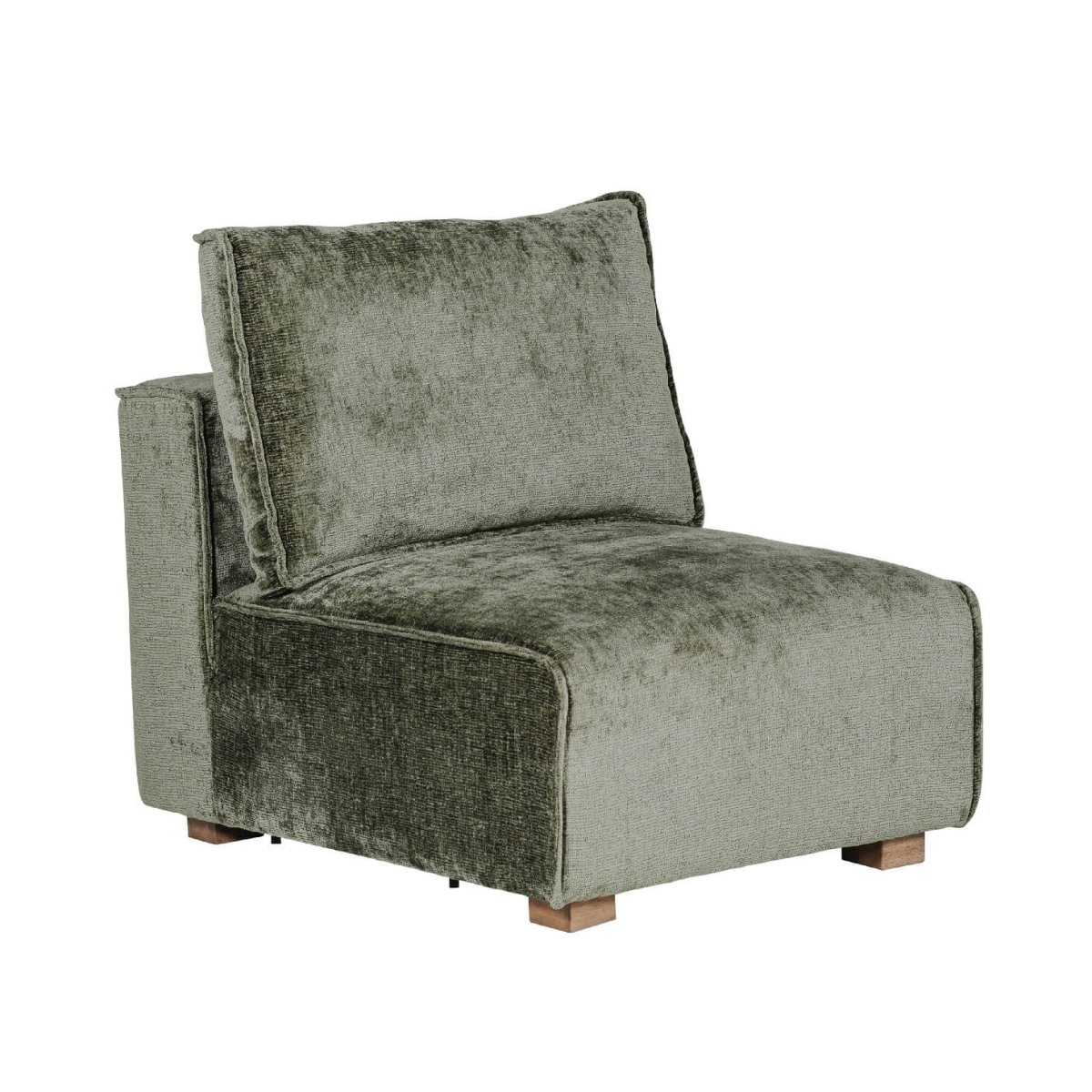 Brogan Olive Green Modular Armless Section