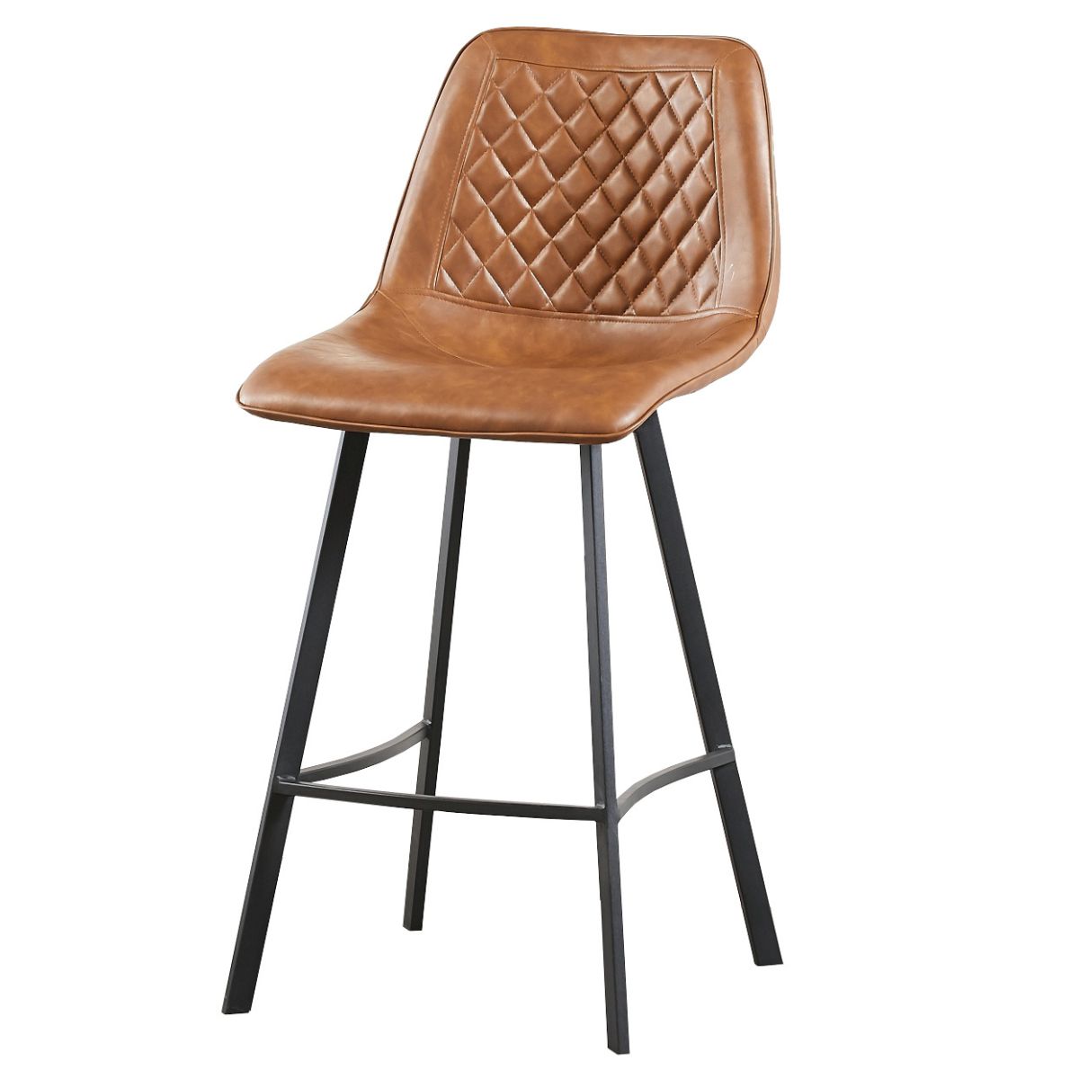 Bruce Quilted Bar Stool - 1