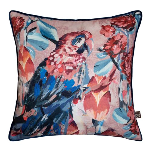Calypso Parrot Blue Bird Cushion