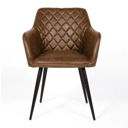 Cameron Upholstered Carver Dining Chair - 1
